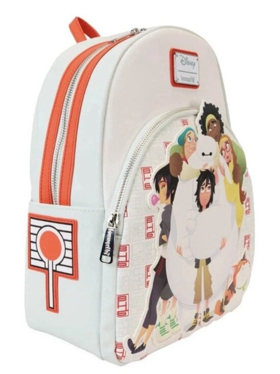 Big Hero 6 10th Anniversary Baymax & Friends Mini Backpack Loungefly NWT main image 4